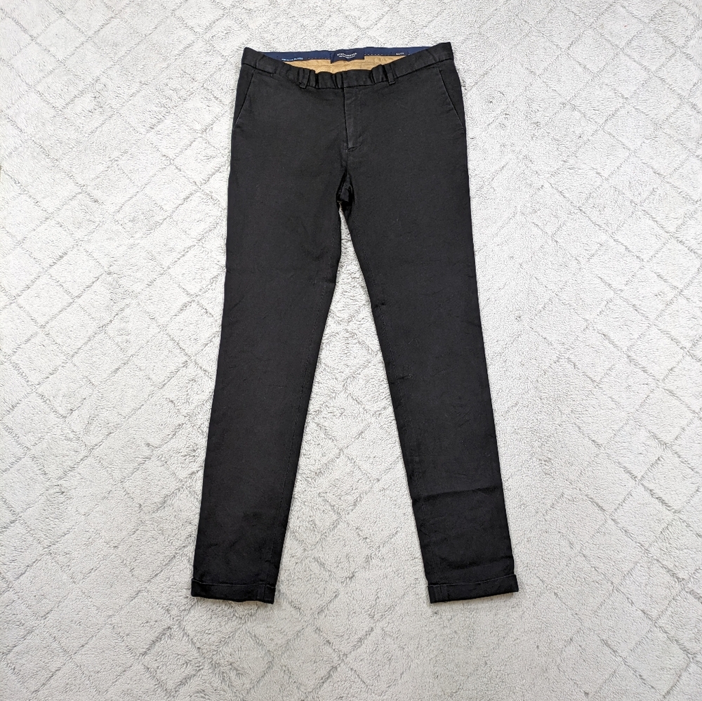 Scotch & Soda Black Slim Pants
